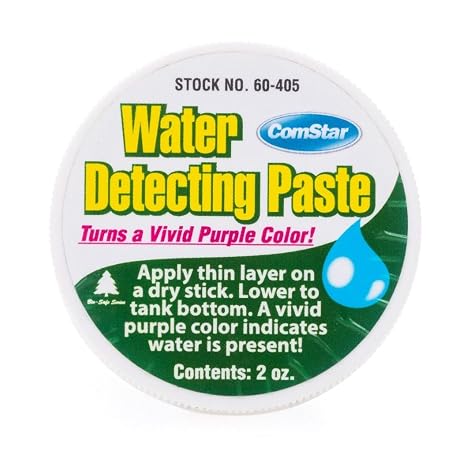 Water Detecting Paste 2 oz Instant Fuel Tank Water Level Indicator | Use In Fuel Oil Tanks, Gasoline, Kerosene & More, Easy Application on a Measuring Stick, Vivid Purple Indicator Made in USA
