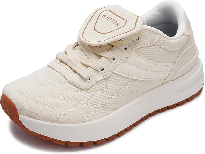 WHITIN Women's Wide Toe Box Cushioned Walking Sneakers S301