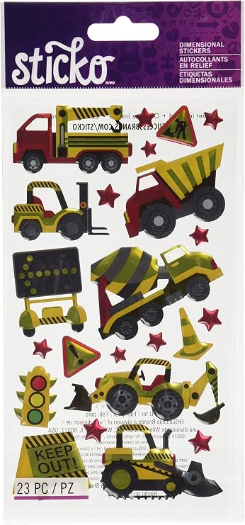 Sticko Construction Zone Sticker