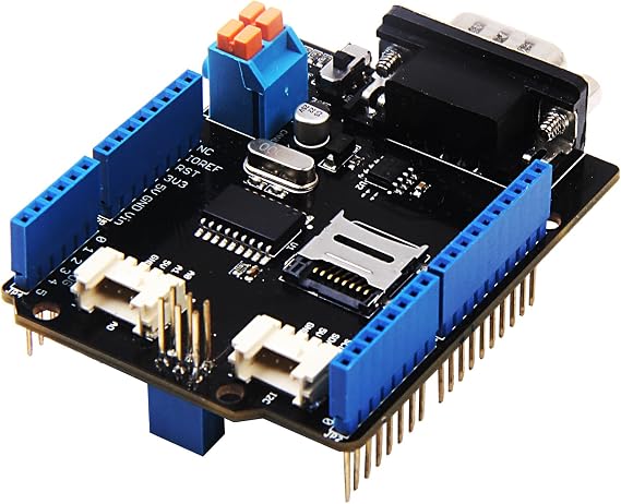 Seeed Studio CAN-Bus Shield V2 Compatible with Arduino for Controller and Transceiver, Arduino Shield Adopts MCP2515 and MCP2551.