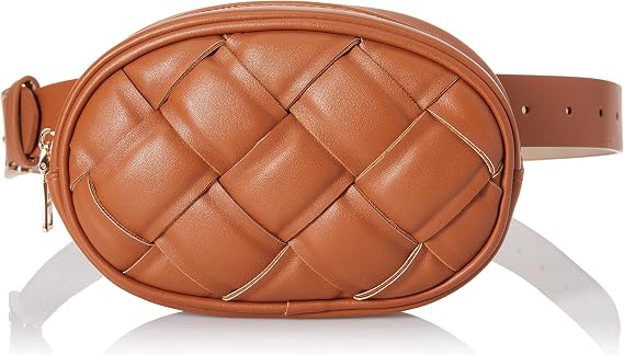 Steve Madden Basket Weave Belt Bag