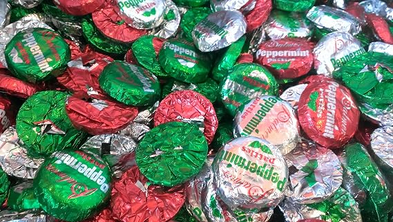 Old Fashioned Foil Wrapped Christmas Peppermint Patties