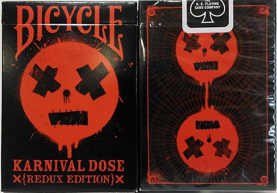 Bicycle Karnival RED Dose Deck Playing Cards -Redux Edition (Ltd Ed)