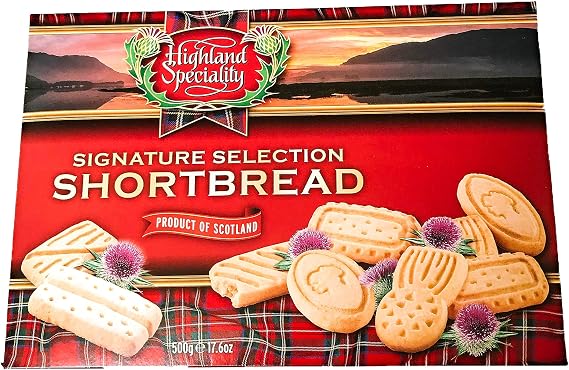 Highland Speciality Signature Shortbread Selection | 500g | Product of Scotland |