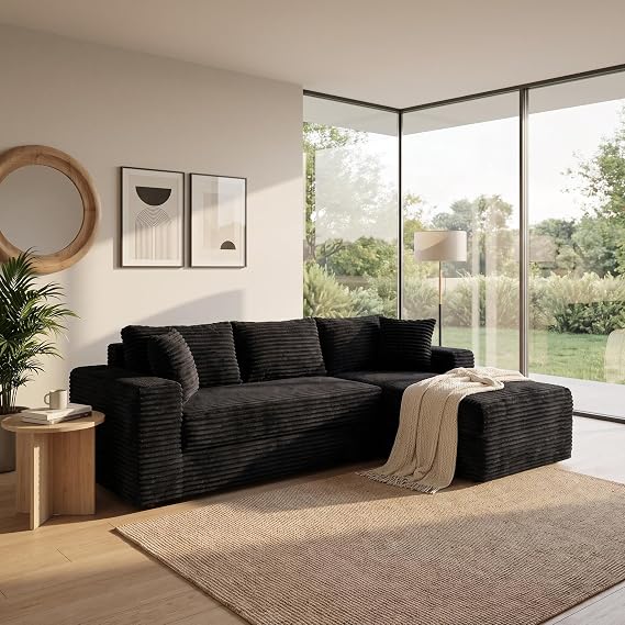 Boneless Modular Sectional Sofa, Left/Right-Facing Cloud Couch
