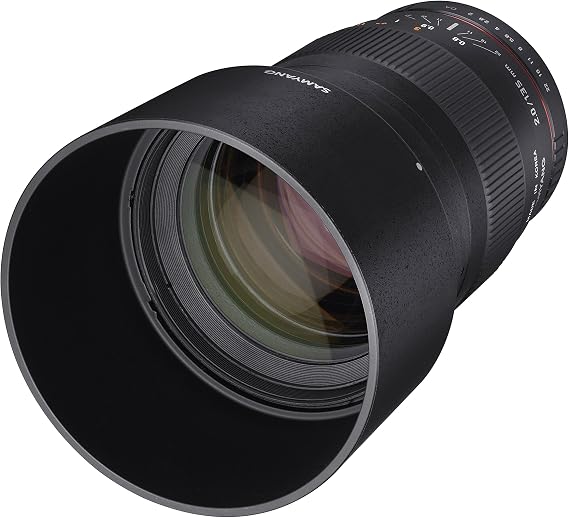 Samyang 135mm f/2.0 ED UMC Telephoto Lens for Micro Four Thirds Mount Interchangeable Lens Cameras | Capture distant subjects with sharp telephoto performance and bright optics for portraits, wildlife and sports.