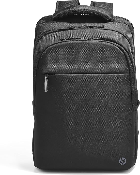 HP Professional 17.3-inchLaptop Backpack, sustainable materials, RFID blocking, Bluetooth tracker pocket, water bottle holder, trolley passthrough (500S6AA)