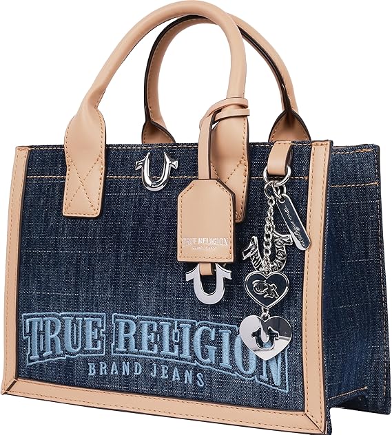True Religion Denim Tote Bag, Dark Denim