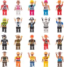 20 Mini Toy Figure Toys - Set for Christmas Stocking Stuffers, X-mas Gifts for Kids, Assortment of Boys and Girls Figurines for Birthday Party Favors, Minifigures, Xmas Toys Figures.