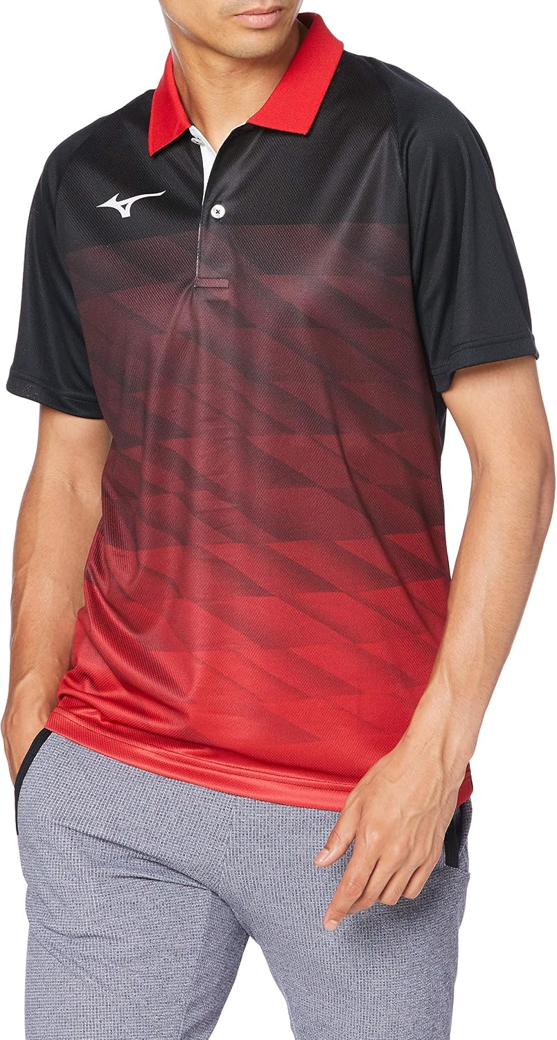 Mizuno tennis wear game shirt short sleeve 62JA0004