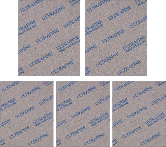 Made with Soft Pads Sanding Sponge Sanding polishing Wet Dry Foam Washable Reusable fine grit Fast Cutting Grain Size (5 Pieces_ 02601 softpads, Grain 1000 Ultrafine)