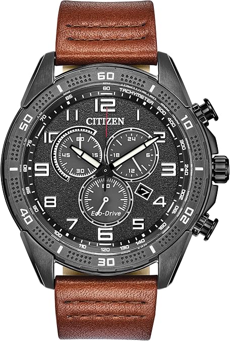 CITIZEN Men's Eco-Drive Brycen 45mm Stainless Steel AT2447-01E