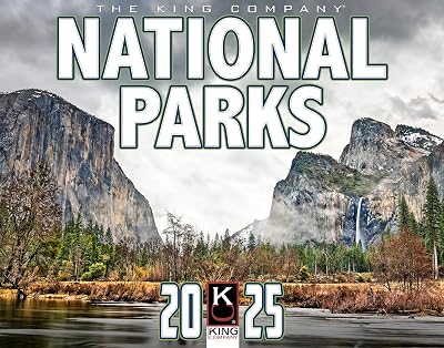 FBA-National Parks Wall Calendar 16-Month X-Large Size 14x22, Best National Park Scenic Calendar by The KING Company-Monster Calendars