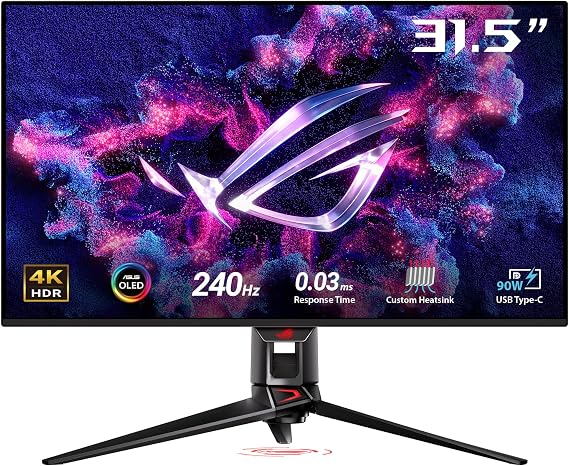 ASUS Rog Swift PG32UCDM 32 Inch 4K QD-OLED Gaming Monitor