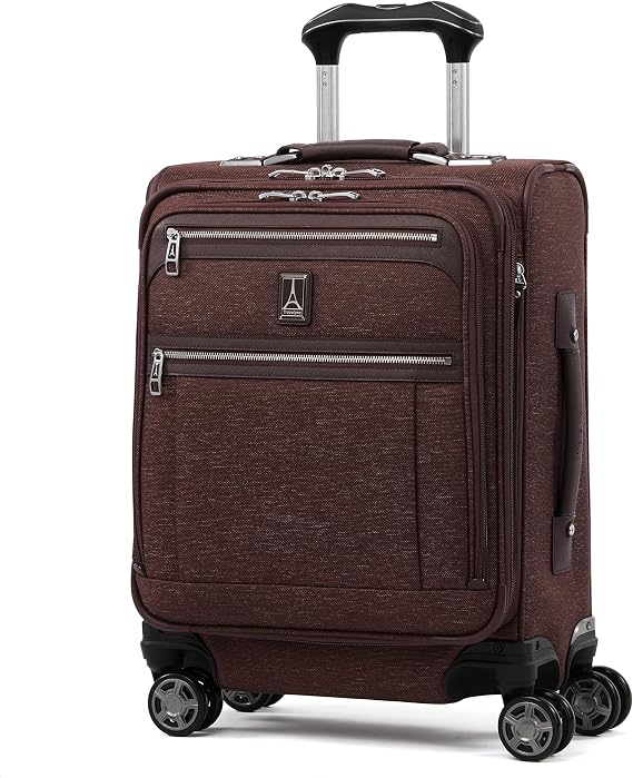 Travelpro Platinum Elite International Carry-On Spinner, Red, 19-Inch