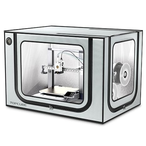 TOPCUBE 3D Printer Enclosure for Bambu Lab A1 Combo with LED Light
