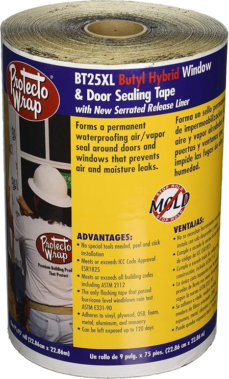 BT25-XL W/4"SER SW- 9" x 75' Roll
