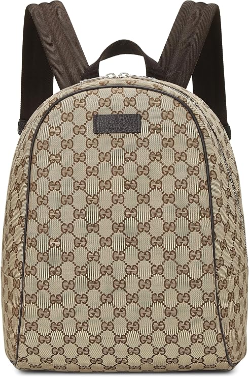 Pre-Loved Original GG Canvas Backpack, Brown