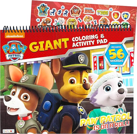 Paw Patrol Coloring and Activity Giant Floor Pad - 11"x14" Coloring Book