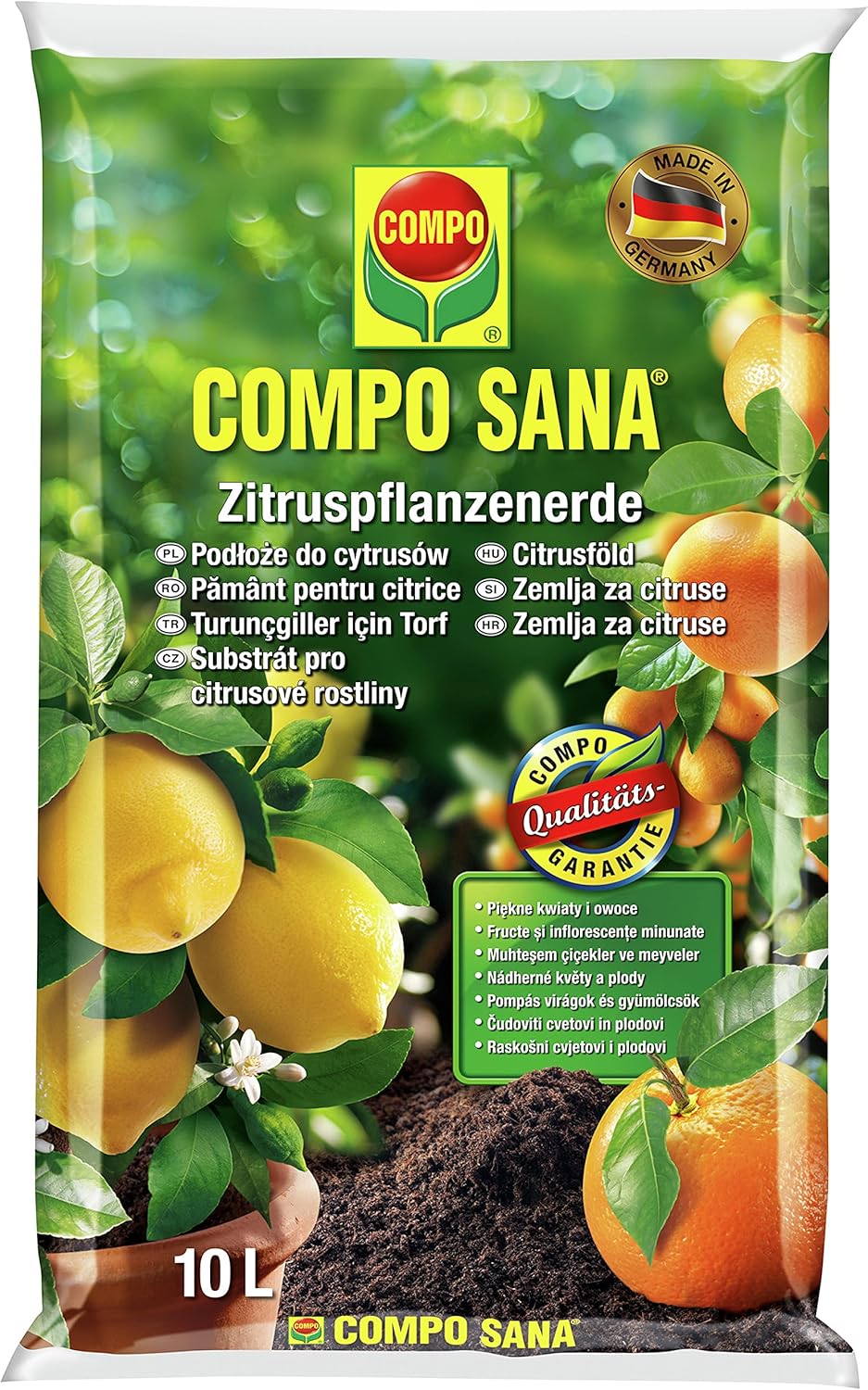 COMPO 1671 Sana Turunçgiller için Toprak, 10lt