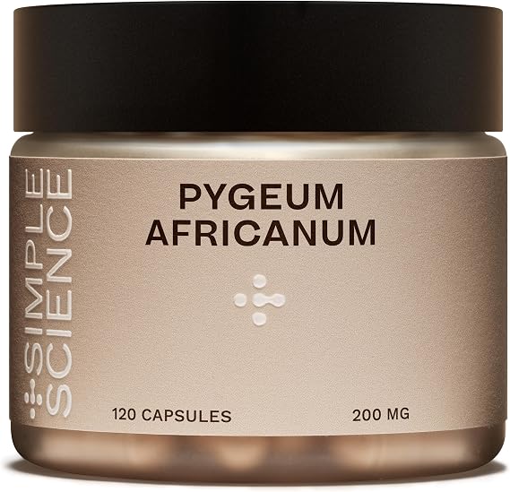 Pygeum Africanum 4,000mg Equivalent | Prostate Health Supplements for Men | 200mg 20:1 Bark Extract, 13% Phytosterols | 120 Vegan Capsules, 4 Month Supply | UK Made, Lab Tested
