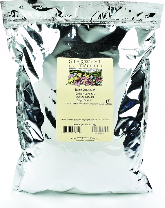 Starwest Botanicals Catnip Leaf C/S, 1 Pound
