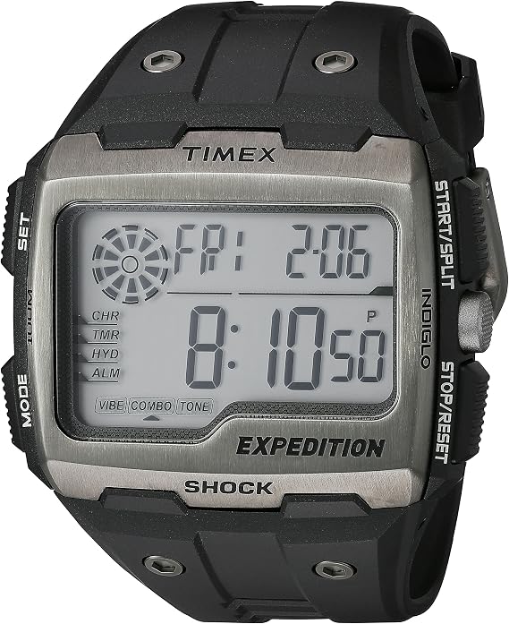 Timex Men's Expedition Grid Shock Quartz Resin Strap