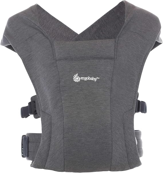 Ergobaby Embrace Baby Carrier for Newborns from Birth with Head Support, Extra Soft and Ergonomic, Heather Grey