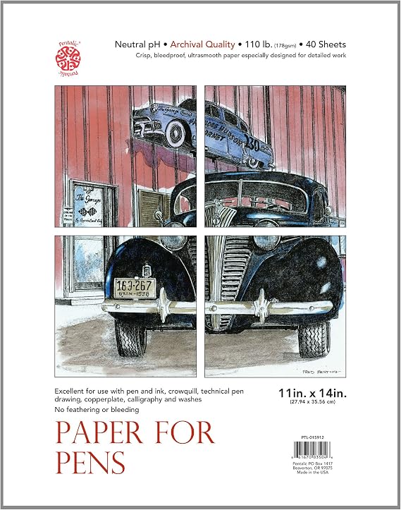 Pentalic Paper for Pens, 11-Inch by 14-Inch