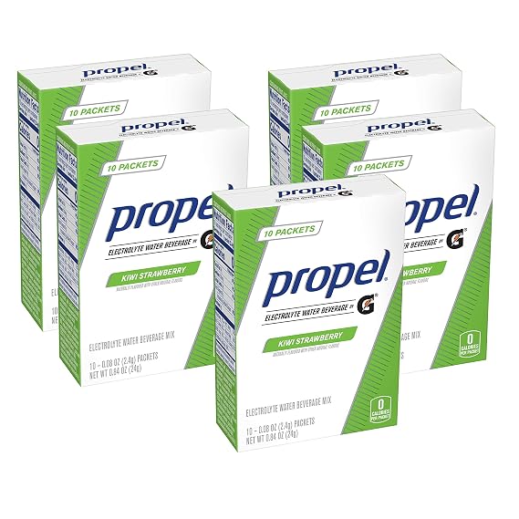 Propel Powder Packets Kiwi Strawberry with Electrolytes, 50 Count