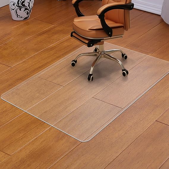 BesWin Clear Chair Mat for Hardwood Floor, 36"x48"
