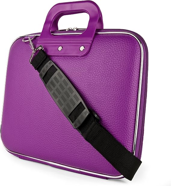 10 inch Briefcase Bag Purple Tablet Carrying Case for Huawei MediaPad M5, Pro 10.8", T2 T3 10 Pro, M3 Lite 10, M2 10