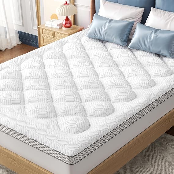 3 Inch Thick Twin Mattress Topper, Viscose Derived from Bamboo