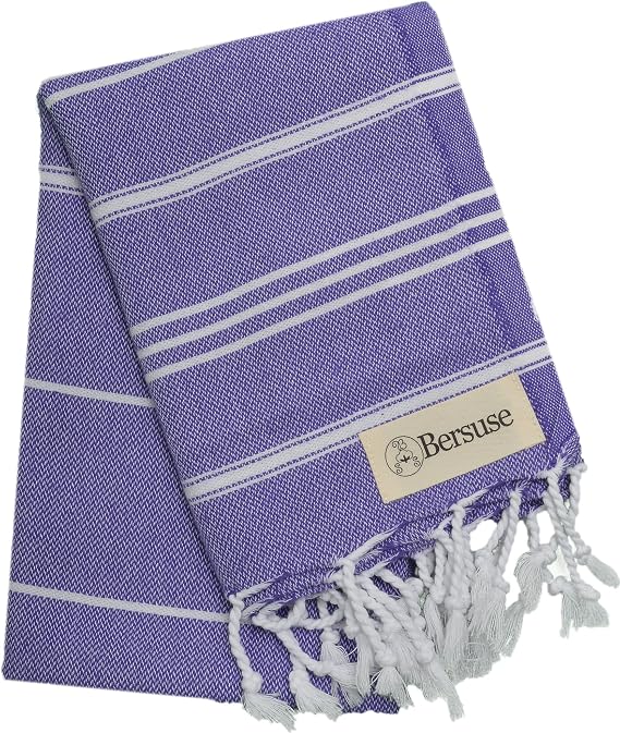 Bersuse Anatolia Bathroom Hand Towels - Premium Cotton Hand Towel for Face - Absorbent, Soft, Lightweight, Space-Saving, Quick-Drying Decorative Turkish Hand Towels