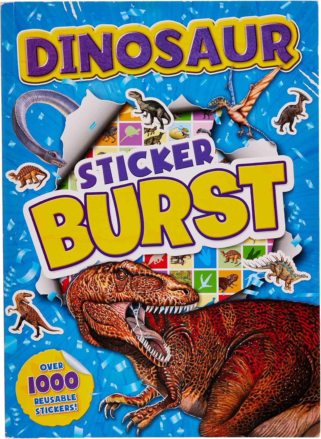 Alligator Dinosaur Sticker Burst Book