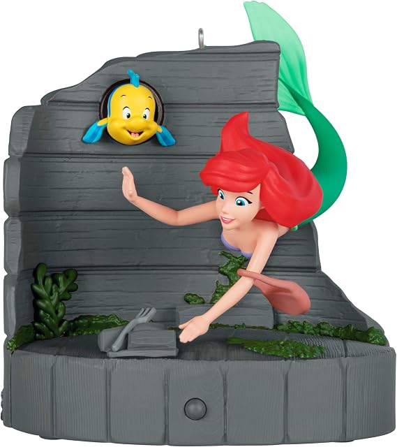 Hallmark Keepsake Disney Princess Christmas Ornament 2024, The Little Mermaid 35th Anniversary Musical With Light