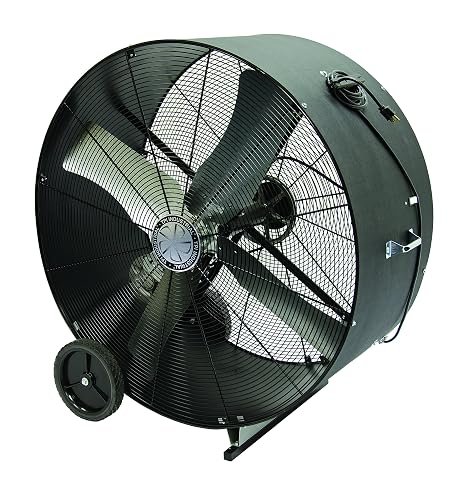 TPI PB42B3 Industrial Belt Drive Portable Blower, Standard, 42" Size, 1 Speed, 3/4 HP Motor, 3.3/1.5 Amps