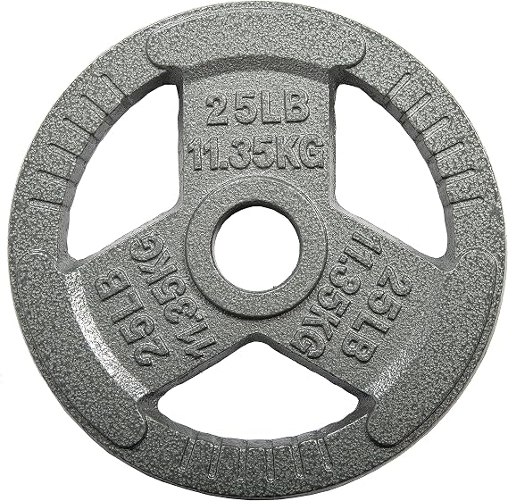 Fitvids 2 Inch Olympic Barbell Weight Plates Set, 70/120 LB Barbell Weight Set for Home Gym Strength Training, Triple-handle Design